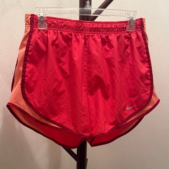 Nike Pants - Nike Women's Athletic Shorts in Red and Orange